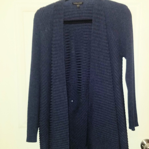 Eileen Fisher Sweaters - Eileen Fisher navy blue cardigan sz PL
